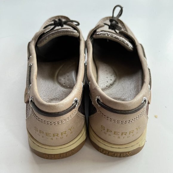 Sperry Women's Angelfish Metallic Slip-On Boat Shoe Size 8.5M Comfy - Picture 3 of 6
